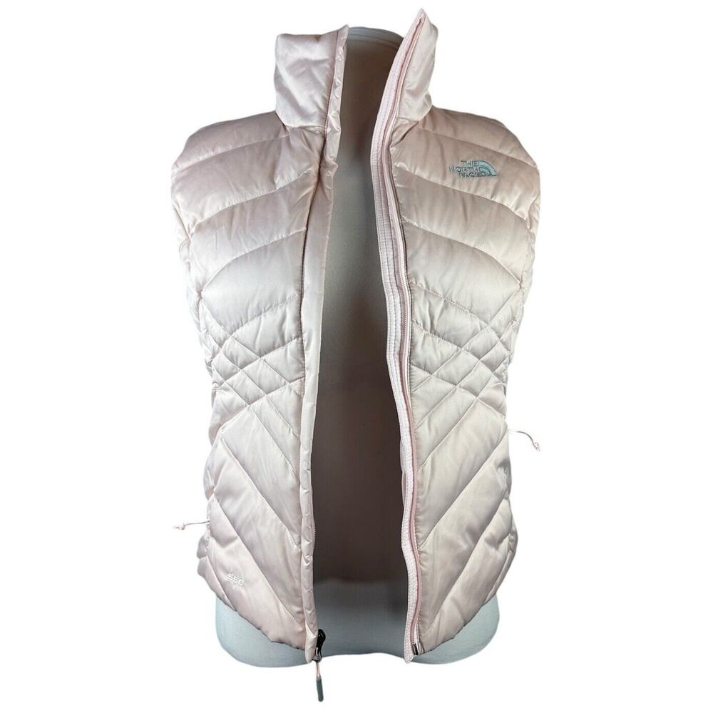 NWT The North Face Aconcagua Vest Purdy Pink Goose Down Full Zip Women's Medium - Picture 10 of 16